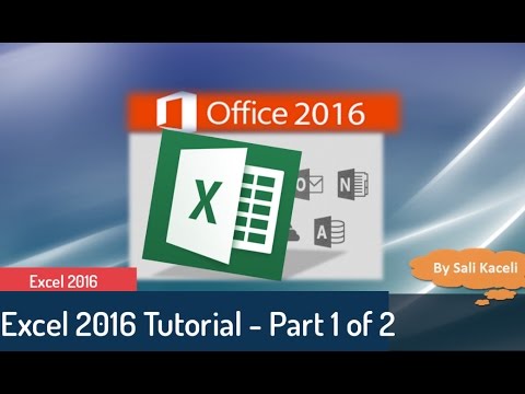 excel tutorial for beginners on a mac 20016